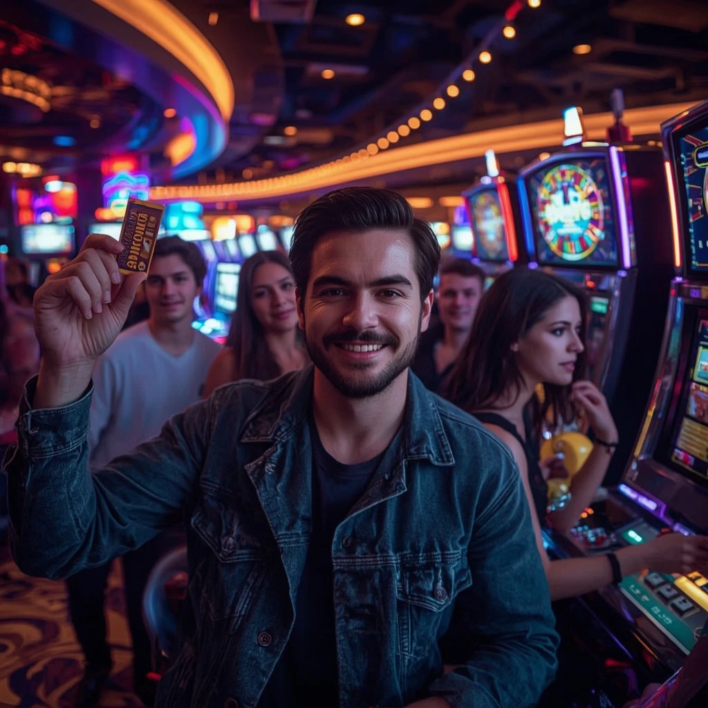 a person with a casino bonus MALINA CASINO